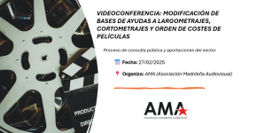 Videoconferencia modificaci�n Bases ayudas y Orden de costes de pel�culas